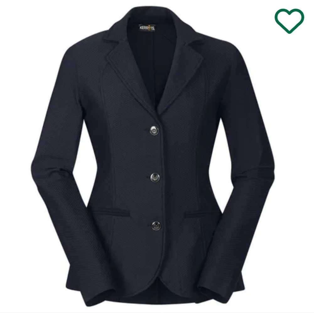 Kerrits Black Blazer Tailored Suit Jacket